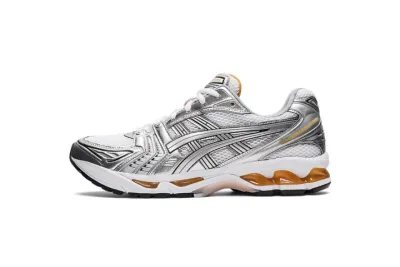 POP  ASICS Gel-Kayano 14 White Pure Sliver Orange 1201A019-106 01