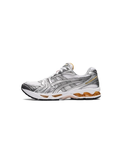 POP  ASICS Gel-Kayano 14 White Pure Sliver Orange 1201A019-106 01
