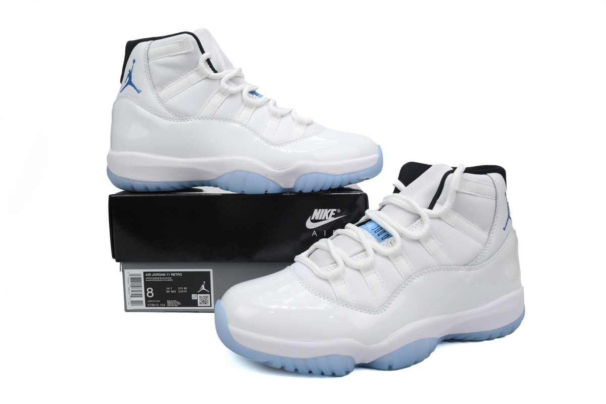 PKGoden Air Jordan 11 Retro Columbia / Legend Blue CT8012-104