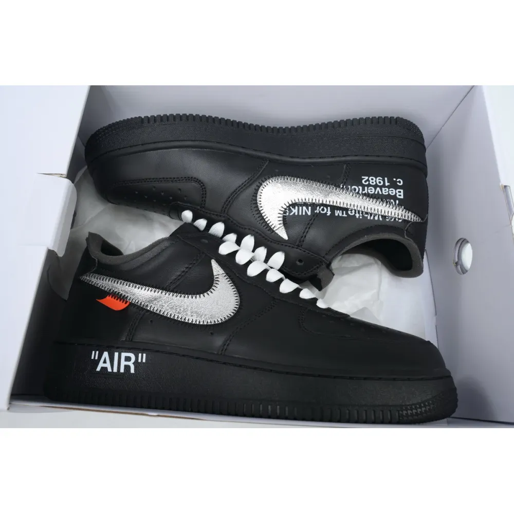 GET OFF White X Air Force 1 ’07 Low MOMA  AV5210-001