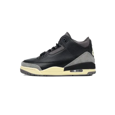 PKGoden A Ma Maniére x Air Jordan 3 Black FZ4811-001 01