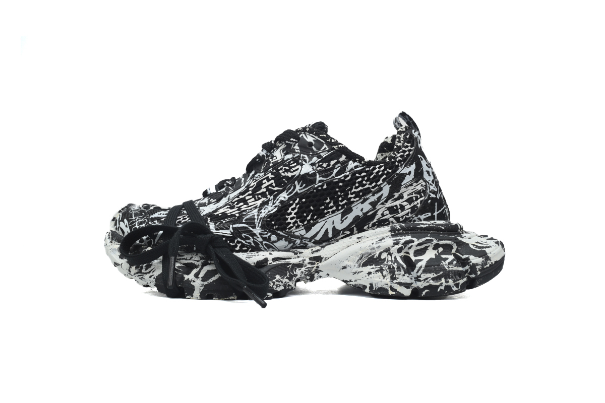 PKGoden  Balenciaga 10th Luminous Black Graffiti 734731 W3XDC 0236