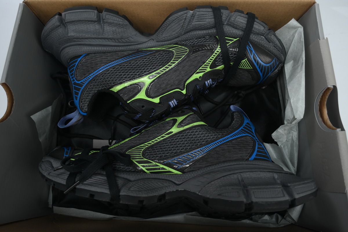 PKGoden  Balenciaga 10th Black Blue Green 734734 W3XL5 1143