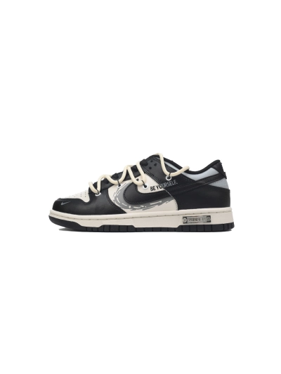 POP  Dunk Low Black White DD1391-100 01