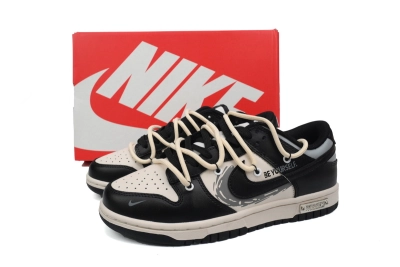 POP  Dunk Low Black White DD1391-100 02