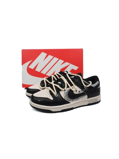 POP  Dunk Low Black White DD1391-100 02