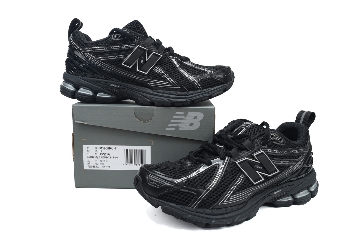 POP  NEW BALANCE Black Silver M1906RCH