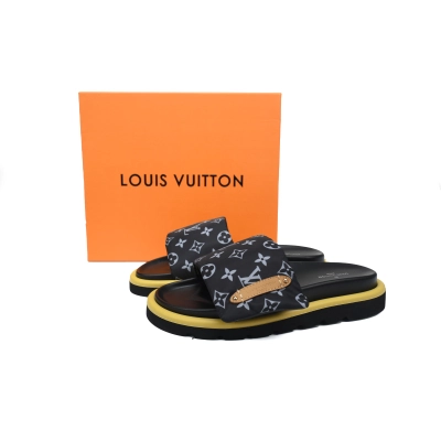 LJR LOUIS VUITTON Pool Pillow Yellow label cloth 01