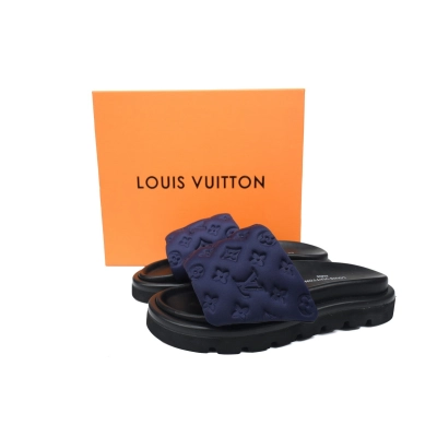 LJR LOUIS VUITTON Pool Pillow Comfort Deep Blue 01