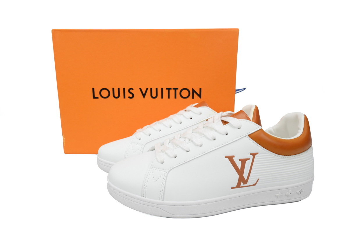 PKGoden LOUIS VUITTON Trainer White Brown