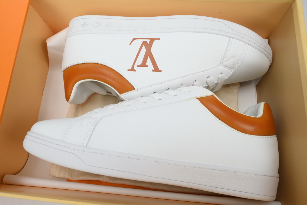 PKGoden LOUIS VUITTON Trainer White Brown
