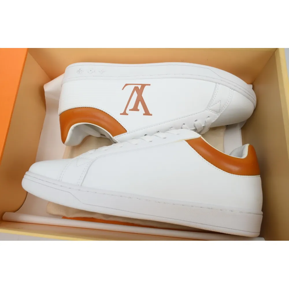 PKGoden LOUIS VUITTON Trainer White Brown