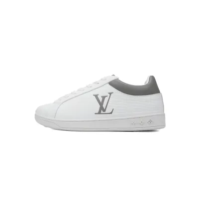 PKGoden LOUIS VUITTON Trainer White Gray 01