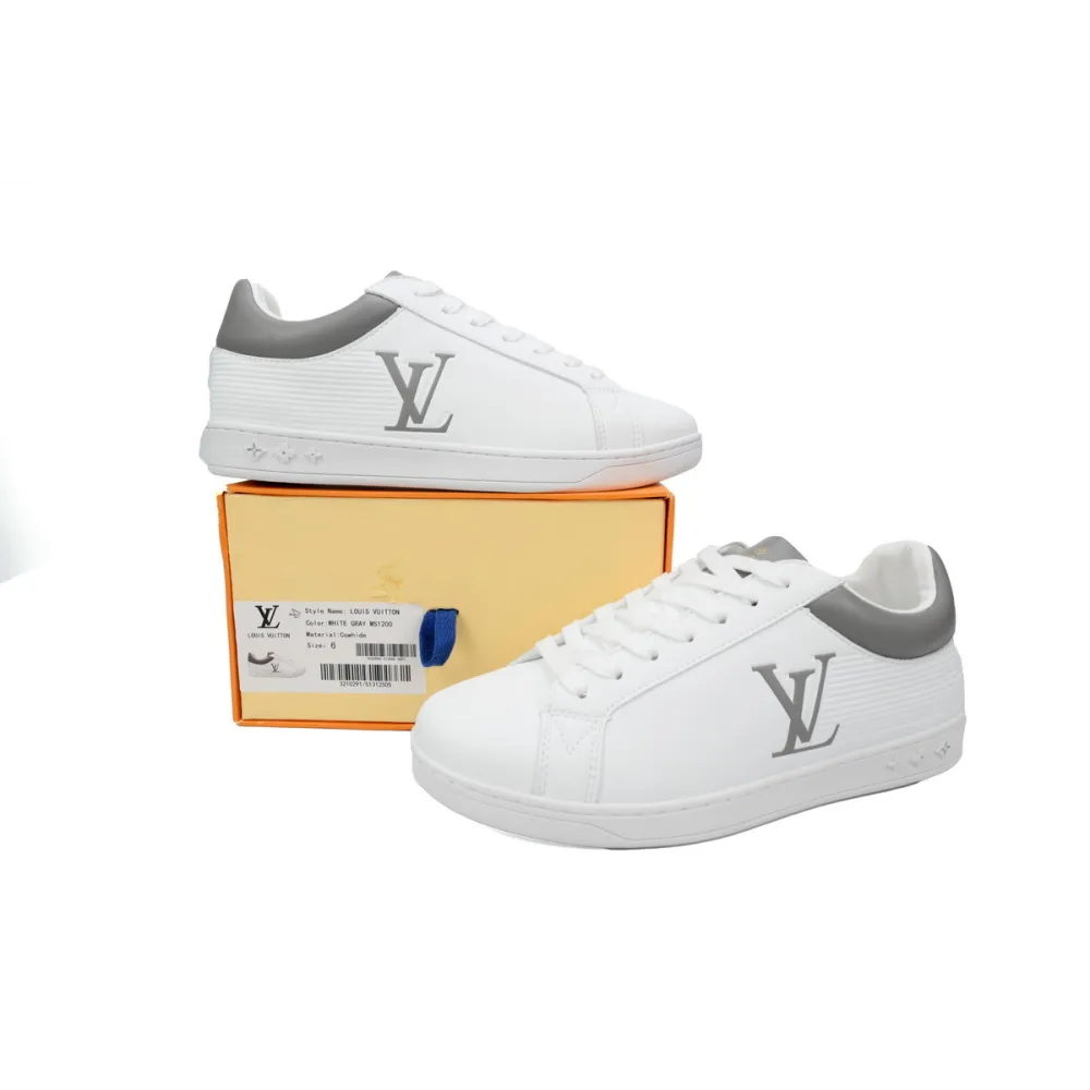 PKGoden LOUIS VUITTON Trainer White Gray