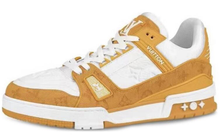 PKGoden Louis Vuitton Trainer Yellow