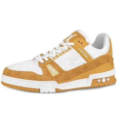 PKGoden Louis Vuitton Trainer Yellow 01