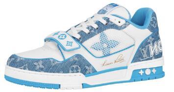LJR Louis Vuitton Trainer VELCRO Blue