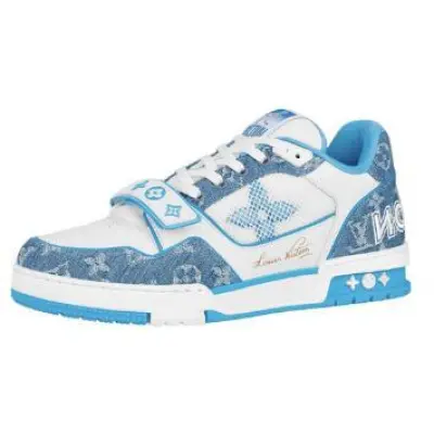 LJR Louis Vuitton Trainer VELCRO Blue 01