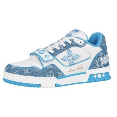 LJR Louis Vuitton Trainer VELCRO Blue 01