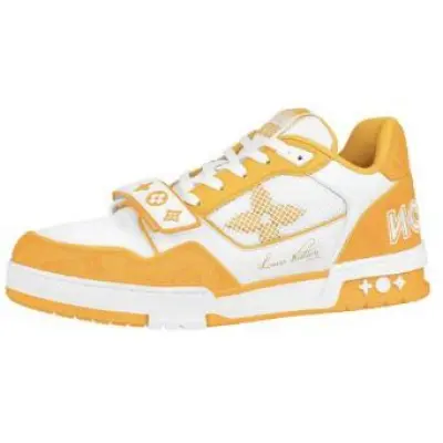 PKGoden Louis Vuitton Trainer VELCRO Yellow  01