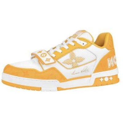 PKGoden Louis Vuitton Trainer VELCRO Yellow  01