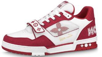 Replica Louis Vuitton Trainer Rose Red