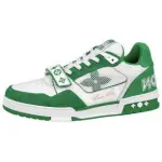 PKGoden Louis Vuitton Trainer VELCRO Green 
