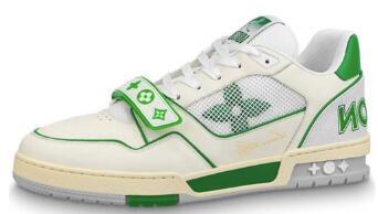 PKGoden Louis Vuitton Trainer VELCRO Green  