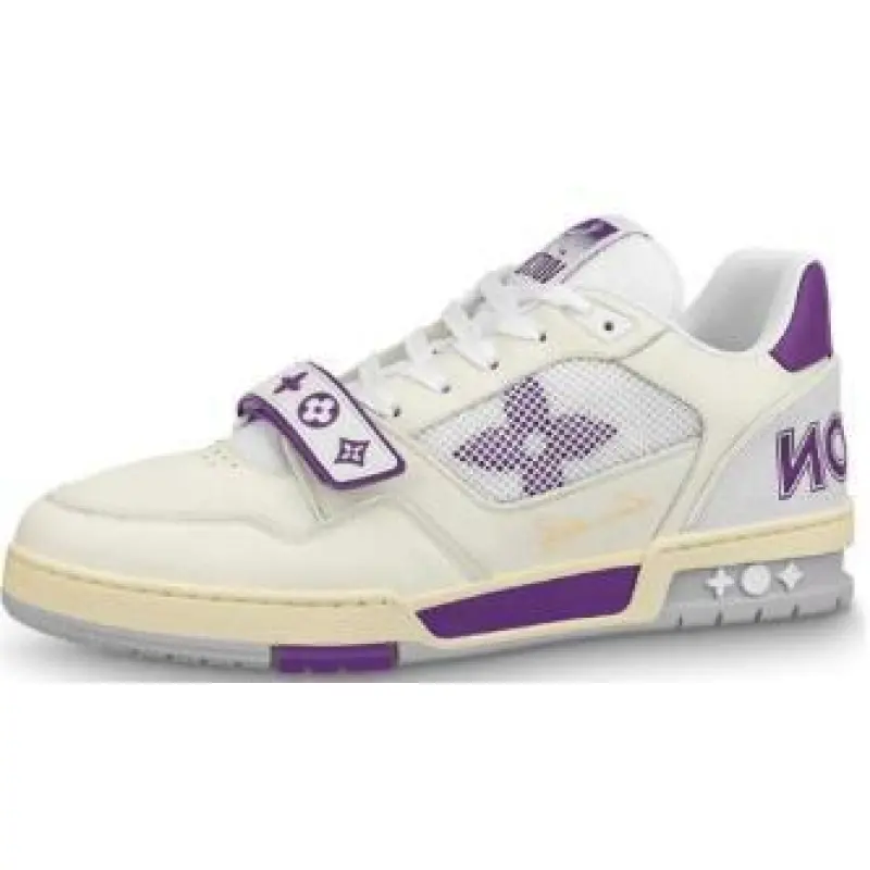 PKGoden Louis Vuitton Trainer VELCRO Purple