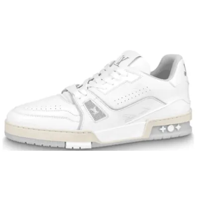 PKGoden Louis Vuitton Trainer All White 01