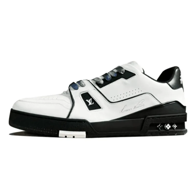 PKGoden Louis Vuitton Trainer White Black