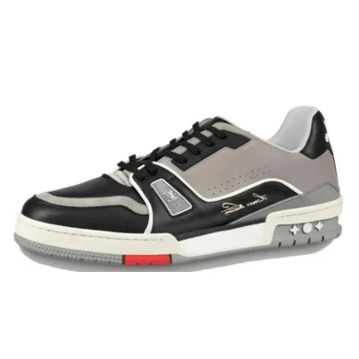 PKGoden Louis Vuitton Trainer Grey Black 01