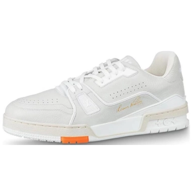 LJR Louis Vuitton Trainer Grey Orange 01