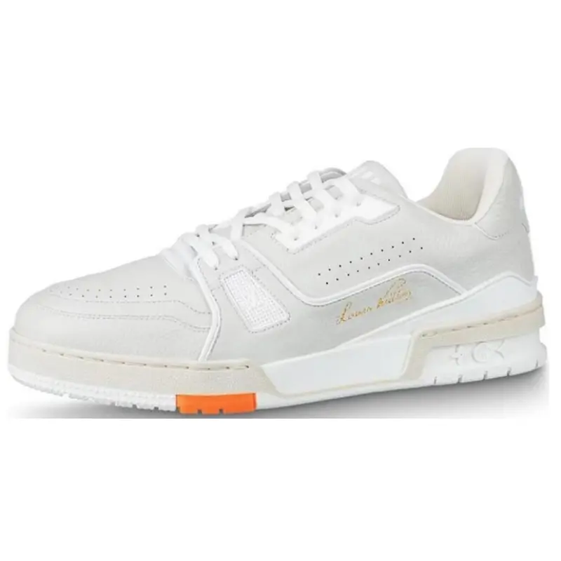 PKGoden Louis Vuitton Trainer Grey Orange