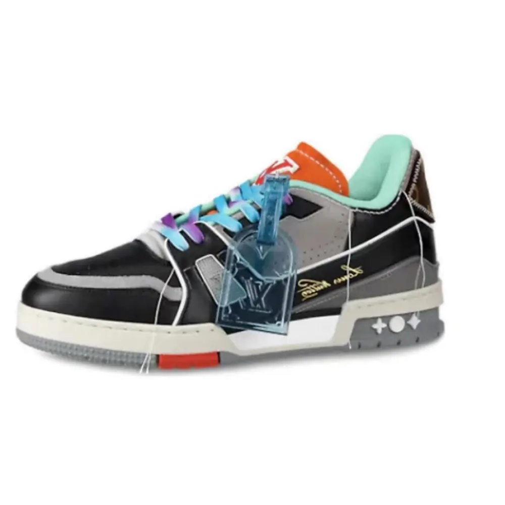 PKGoden Louis Vuitton Trainer Black Blue