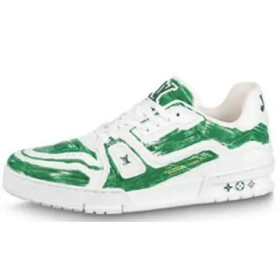 PKGoden Louis Vuitton Trainer Green 01