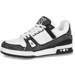 PKGoden Louis Vuitton Trainer Black White