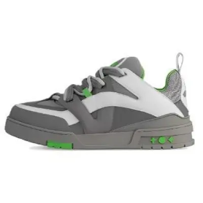 PKGoden Louis Vuitton Skate Grey Green 01