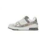 PKGoden LOUIS VUITTON Trainer Gray White