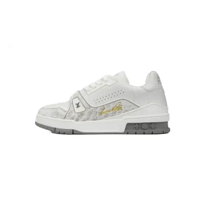 PKGoden LOUIS VUITTON Trainer All Gray  01