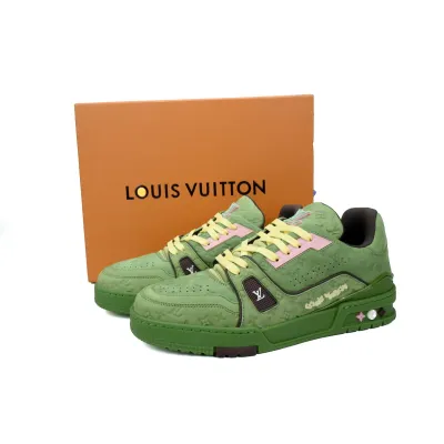 PKGoden Tyler x LOUIS VUITTON Trainer Green 02