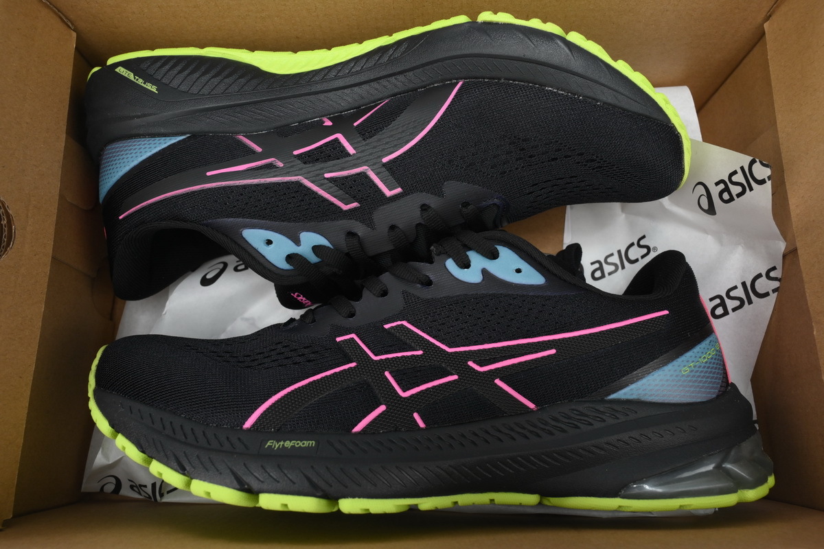  GET  Asics GT 1000 12 GORE-TEX Black Hot Pink 1012B508-001