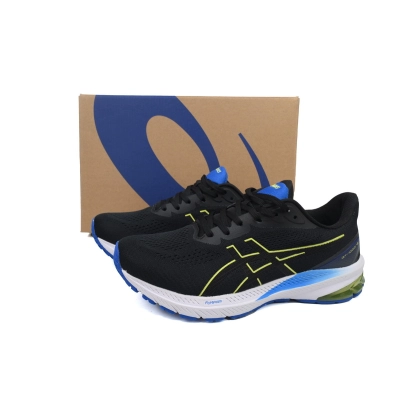 Special Sale Asics GT 1000 12 Black Blue Yellow 1011B631-002 02