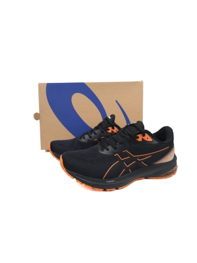 POP  Asics GT 1000 12 GORE-TEX Black Bright Orange 1011B684-001 02