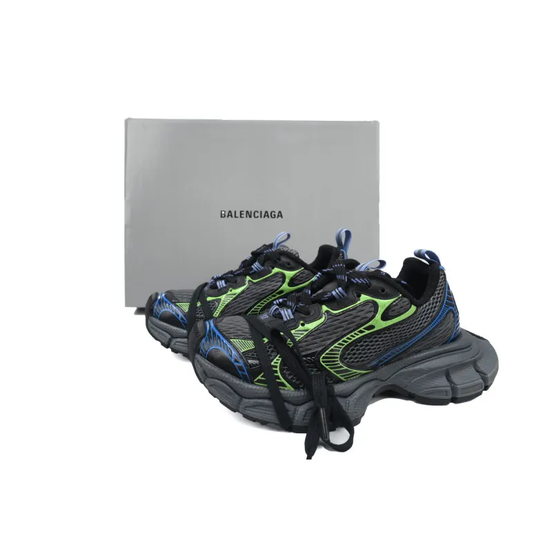 PKGoden  Balenciaga 10th Black Green Blue 734731 W3XDC 0235