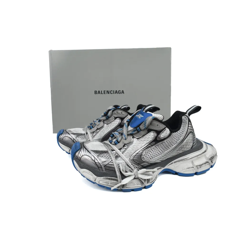 PKGoden  Balenciaga 10th 3XL Sneaker Worn-Out - Grey Blue 734734 W3XL5 1214