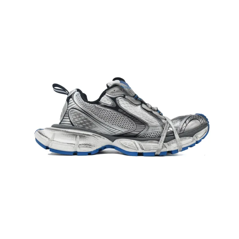 PKGoden  Balenciaga 10th 3XL Sneaker Worn-Out - Grey Blue 734734 W3XL5 1214