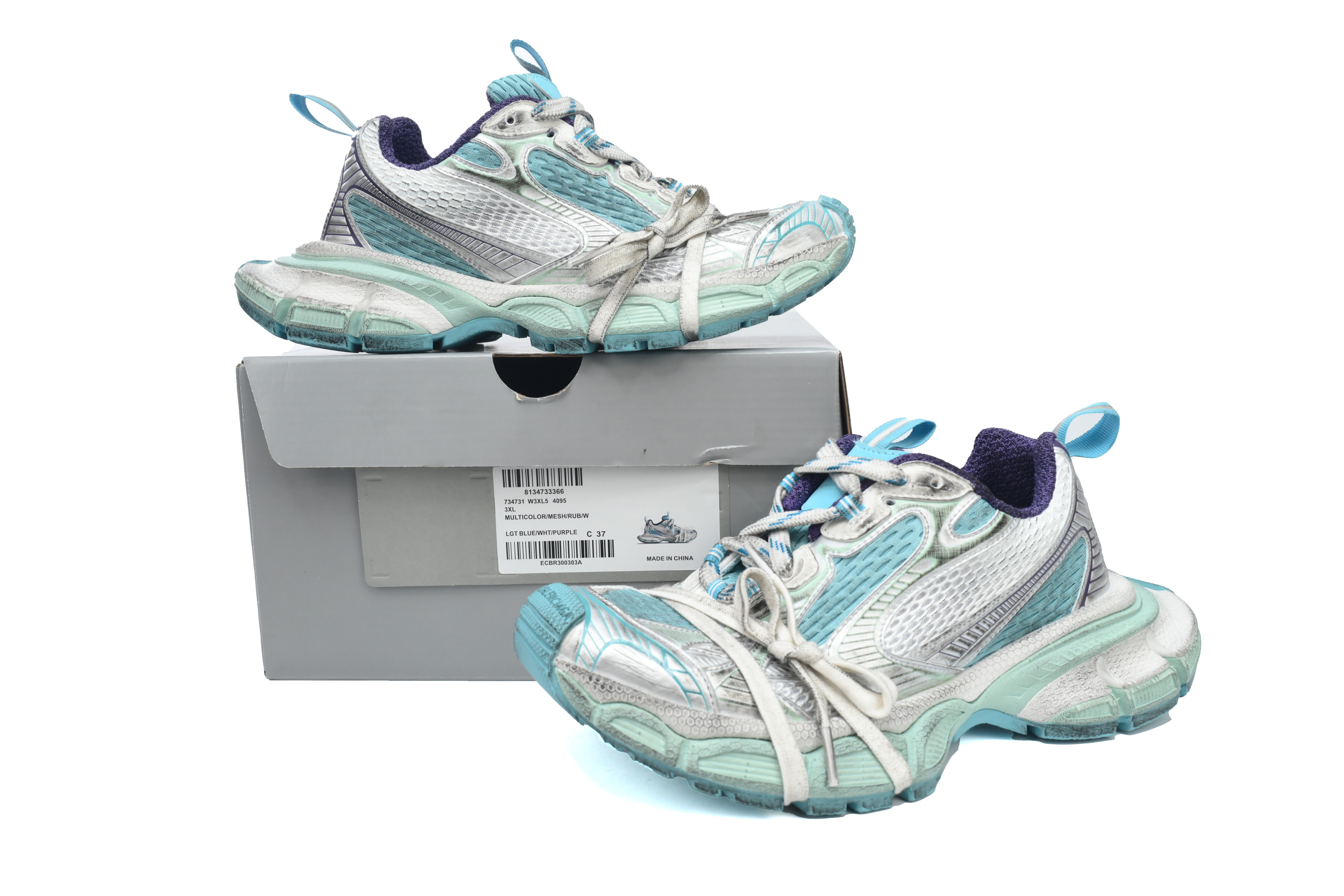 PKGoden Balenciaga 10th Blue 734731 W3XL5 4095