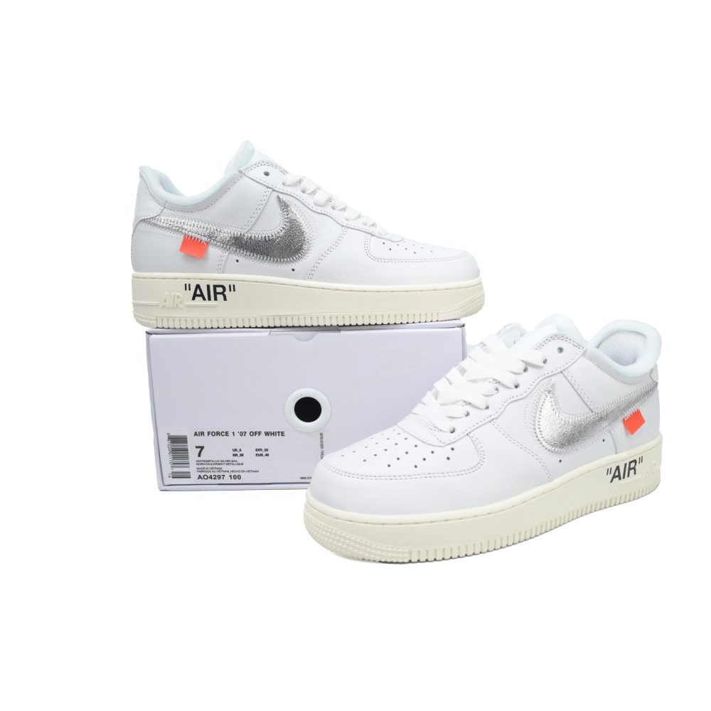 OG OFF White X Air Force 1 ’07  Low Conplex Con AO4297-100 