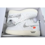 OG OFF White X Air Force 1 ’07  Low Conplex Con AO4297-100 